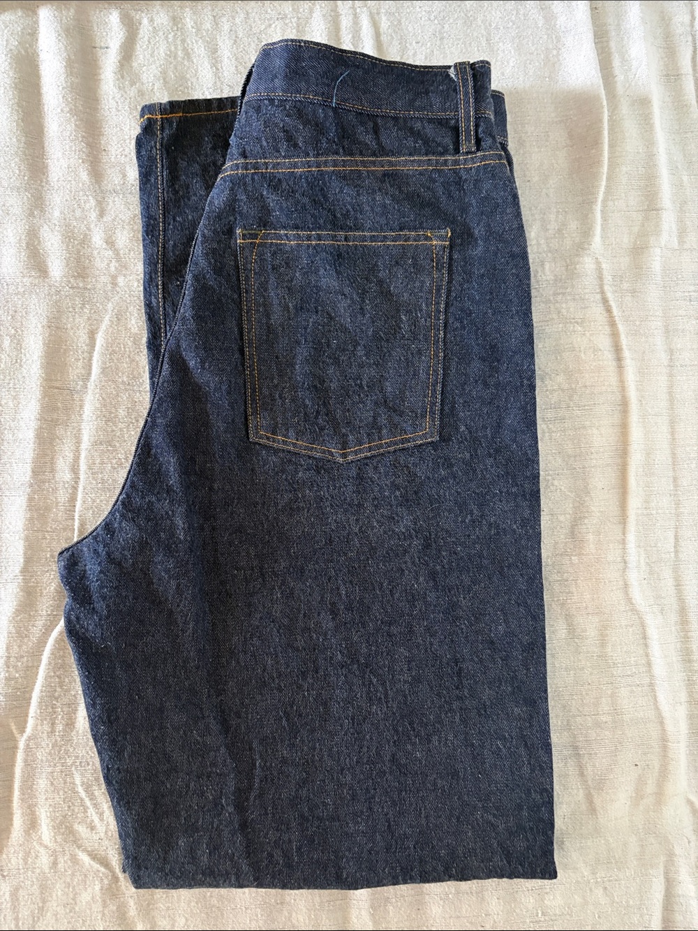 imogene + willie Elizabeth high waisted indigo rigid Wide Leg Jeans